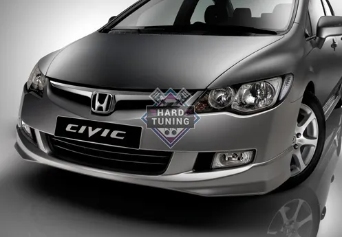 Накладка на передний бампер MODULO Honda Civic 8 4D дорестайлинг стеклопластик