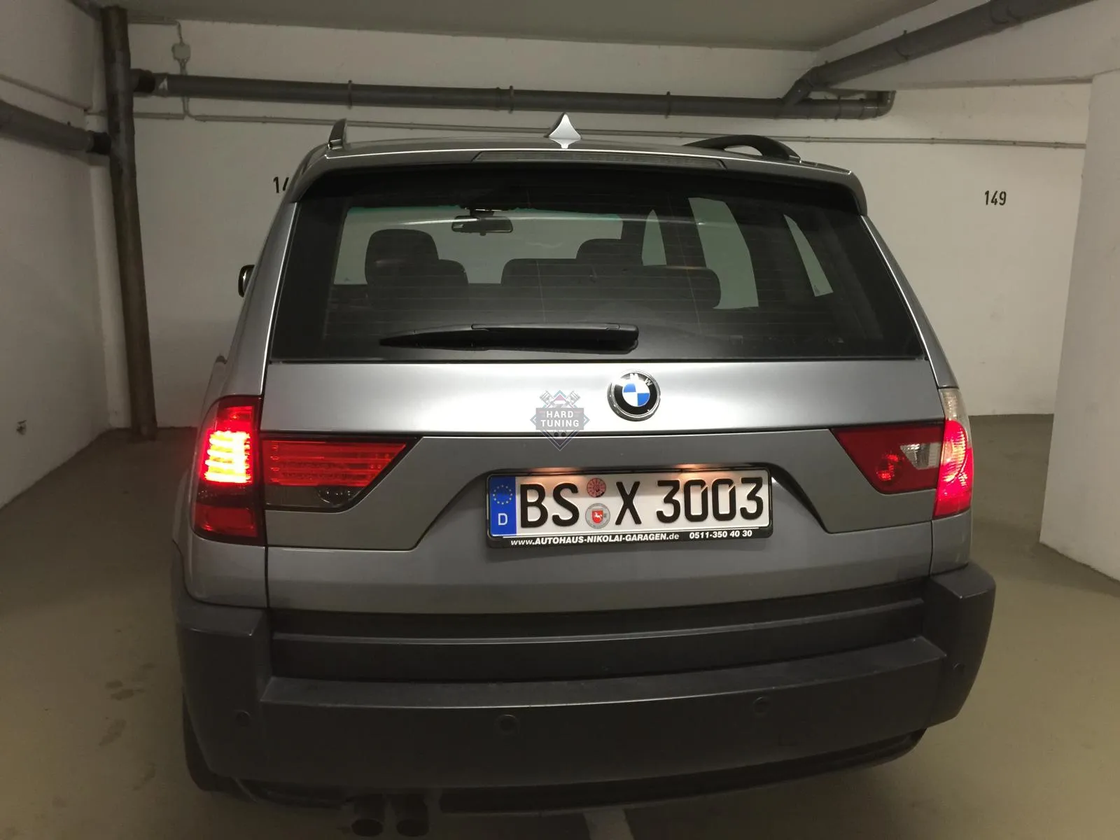 Задние фонари BMW X3 E83 (2004-2006) LED красно-тонированные