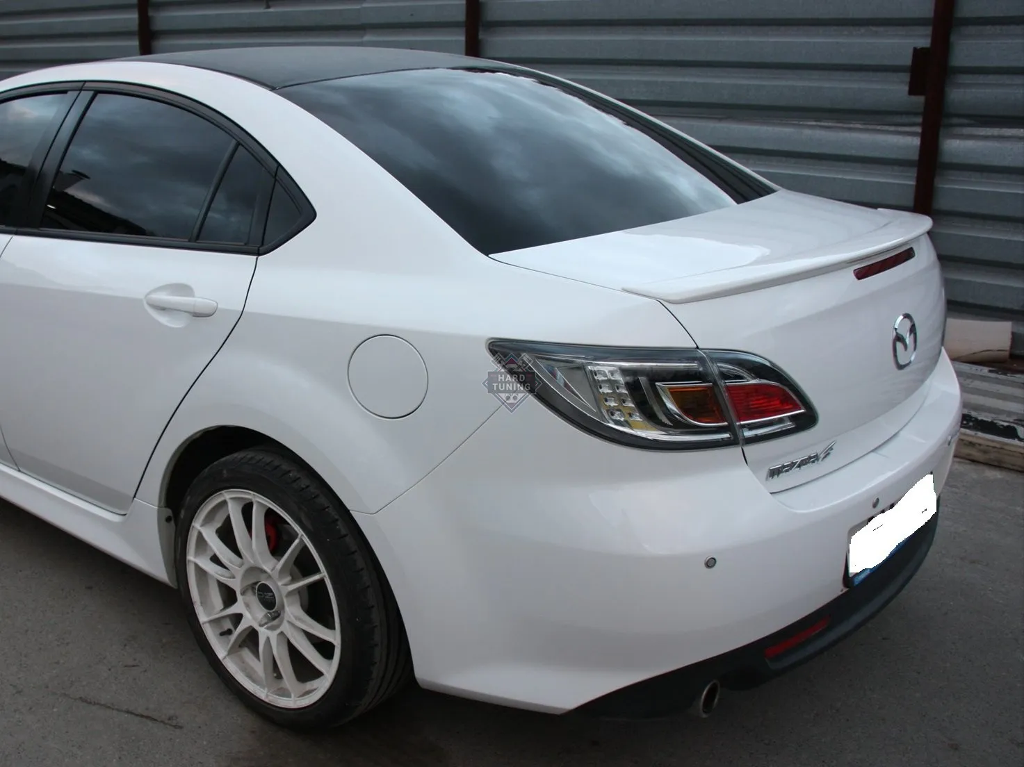 Спойлер SPORT лип Mazda 6 GH 2008-2012 седан ABS пластик
