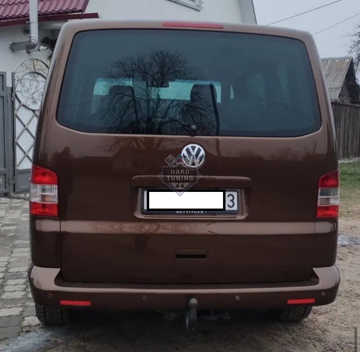 Задняя дверь хлопушка стеклопластик Volkswagen T5 под стекло