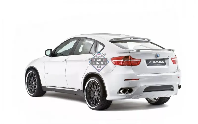 Диффузор заднего бампера с клыками HAMANN BMW X6 E71