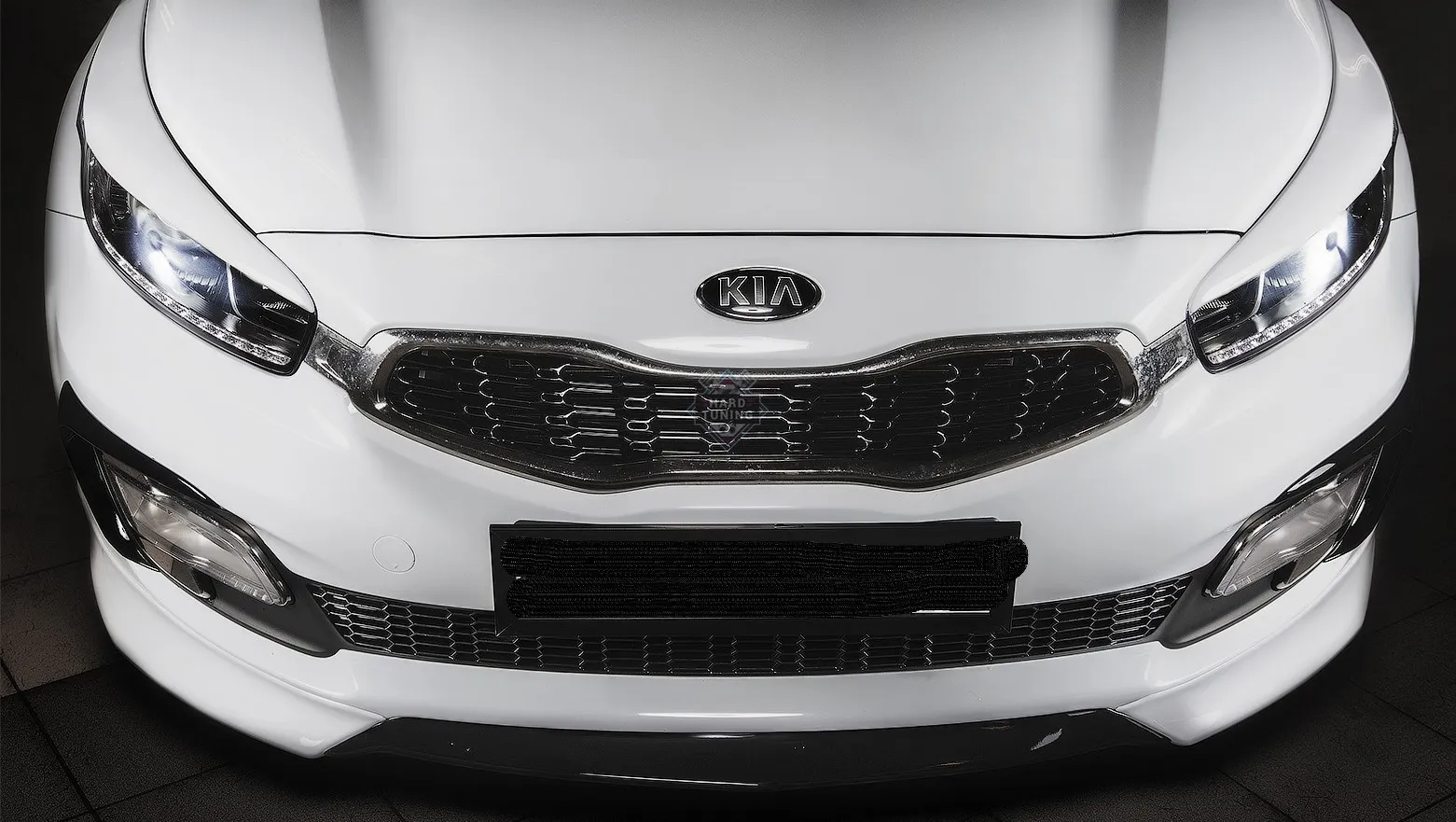 Накладка на передний бампер KIA PRO CEED JD 2012-2015 Дорестайлинг
