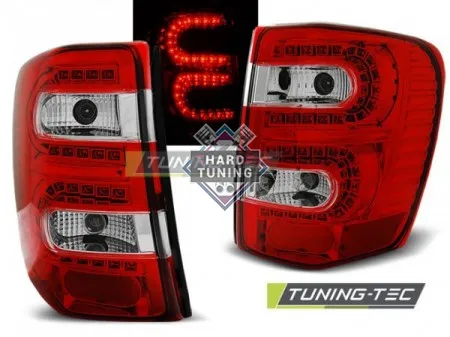 Задние фонари Jeep Grand Cherokee (1999-2005) LED красно-белые
