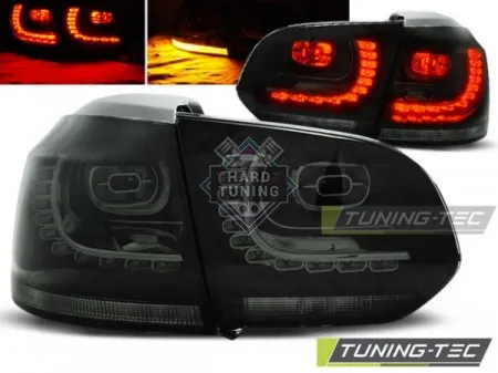 Задние фары VW GOLF 6 (2008-2012) LED TAIL LIGHTS fits тонированные