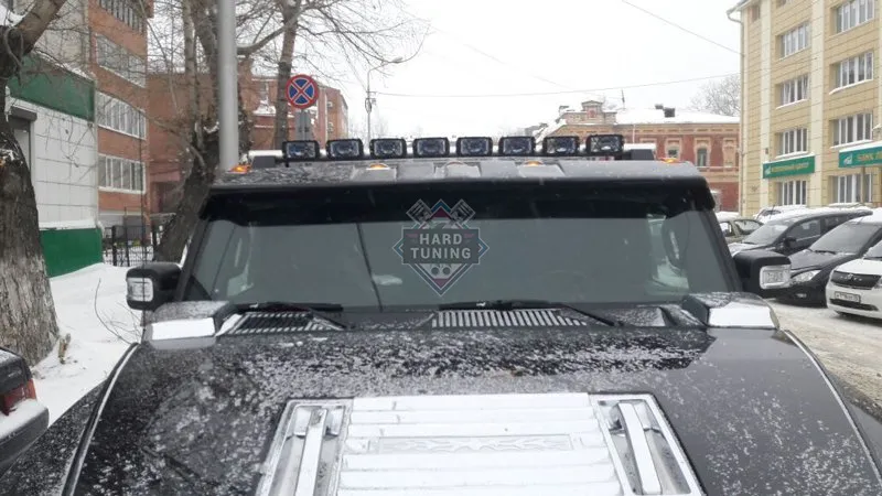 Козырек на лобовое стекло Hummer H2