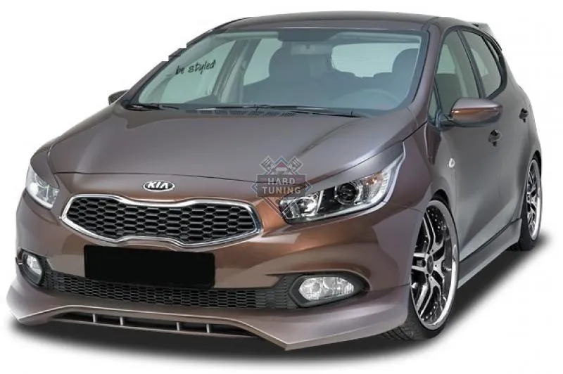 Накладка на передний бампер CSR KIA Ceed 2 2012-н.в.