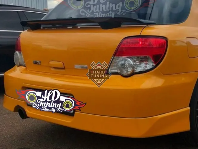 Накладка на задний бампер Subaru Impreza GDA/GG
