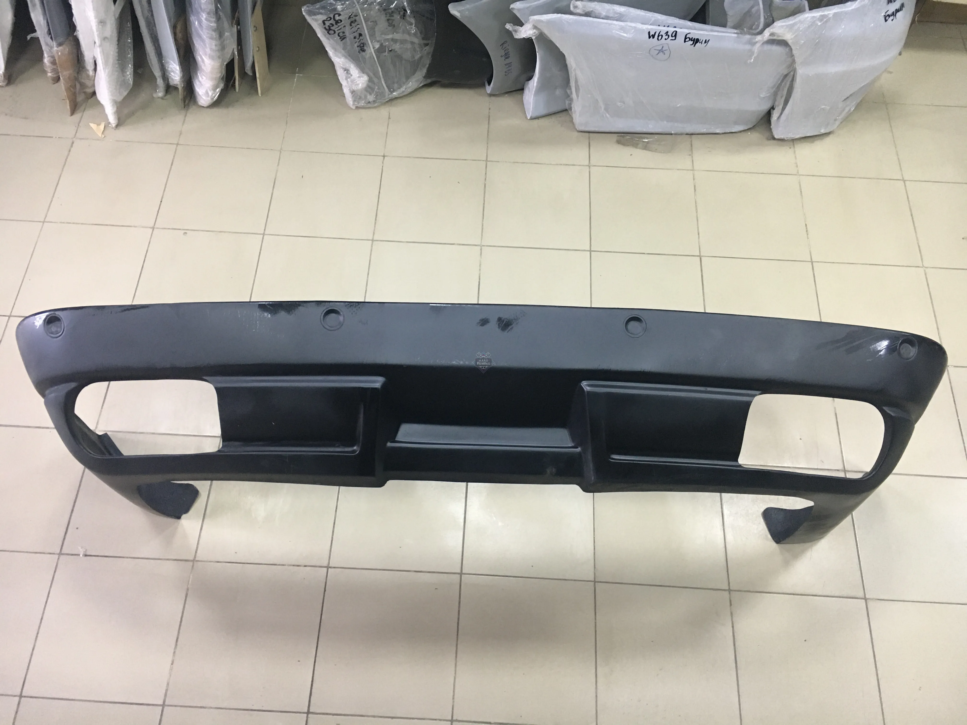 Накладка на задний бампер VERGE STYLE Range Rover Vogue L322 2005-2010