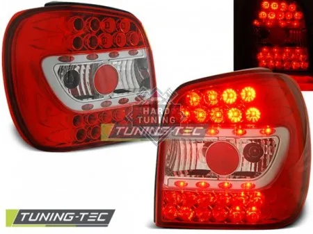 Задние фонари Volkswagen Polo 3 (1994-1999) LED красно-белые