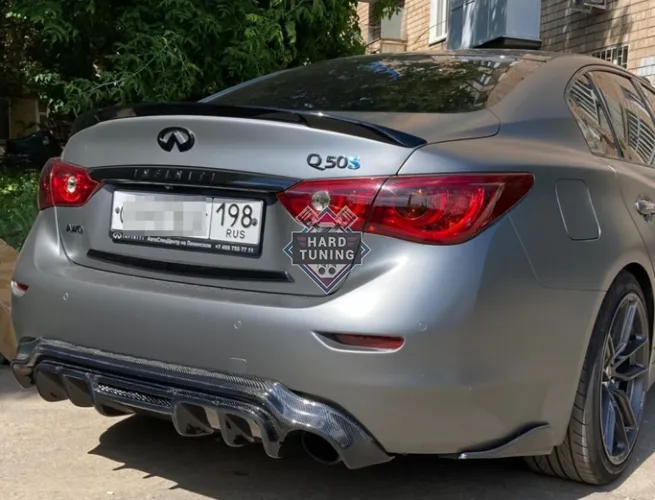 Диффузор заднего бампера CARB Infiniti Q50