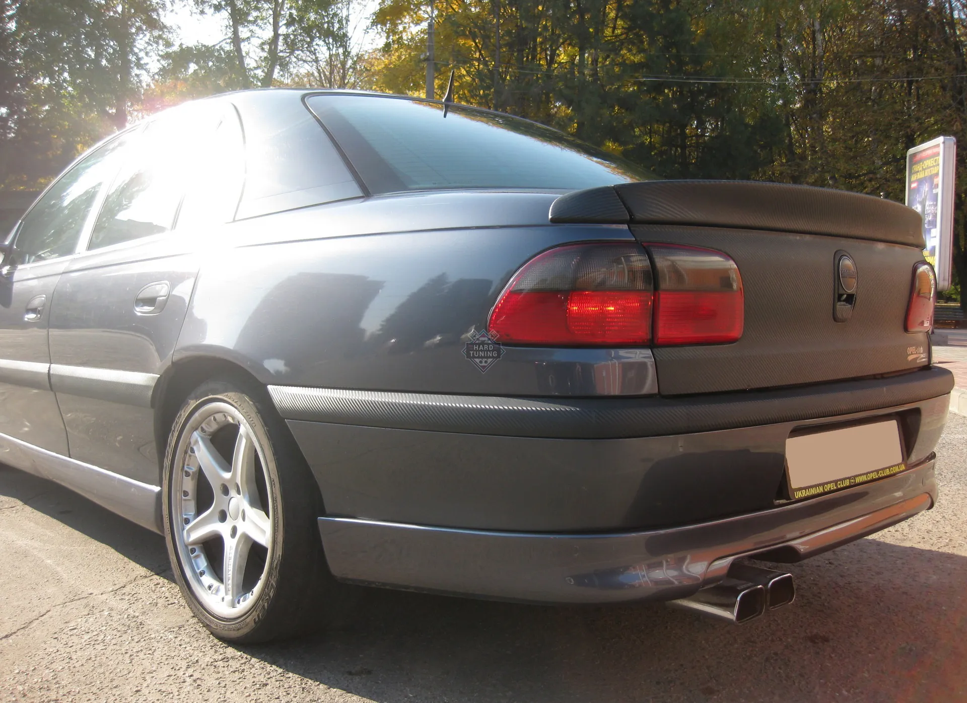 Накладка на задний бампер STEINMETZ Opel Omega B дорестайлинг