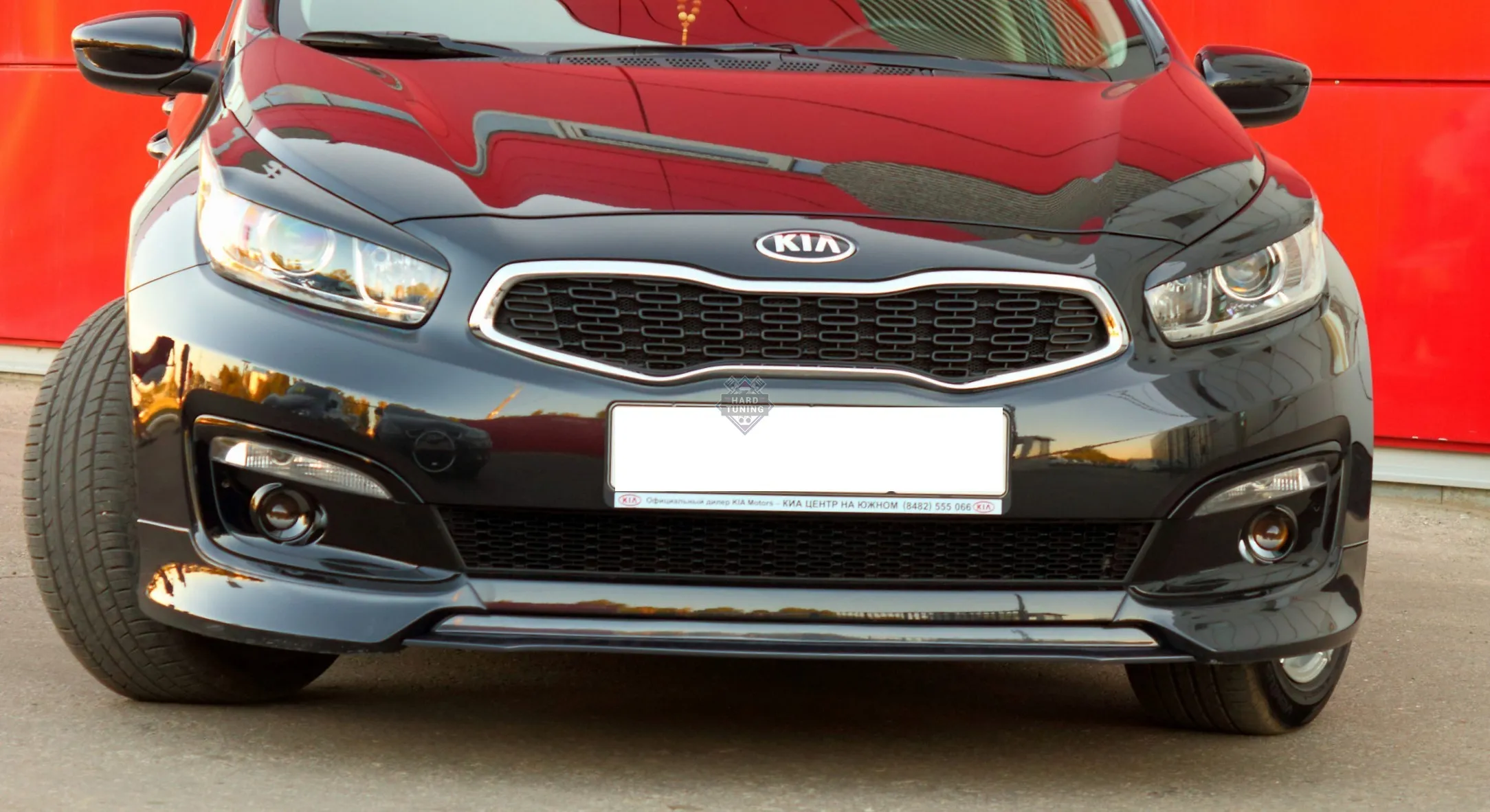 Накладка на передний бампер KIA CEED 2 JD 2015-2018 Рестайлинг