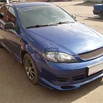 Накладка на передний бампер ST Chevrolet Lacetti Хэтчбек
