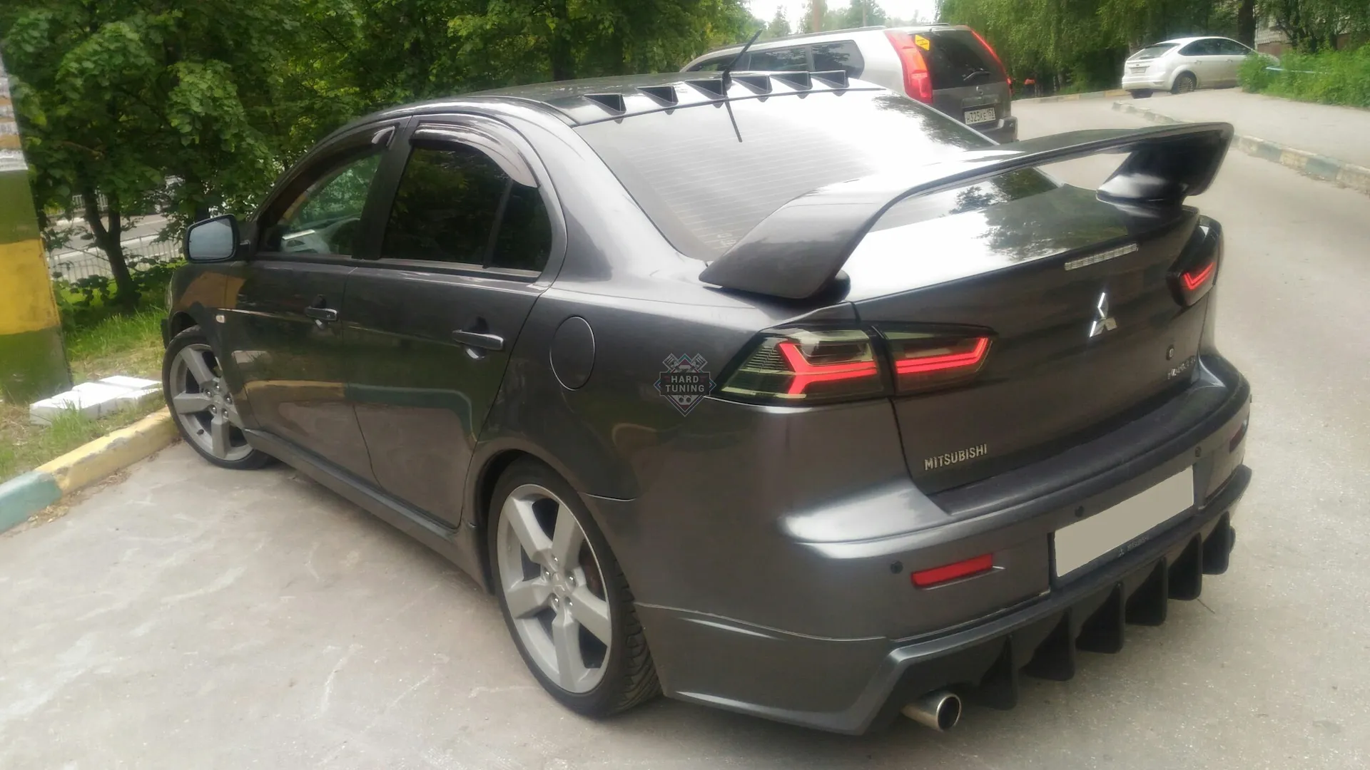 Аэродинамический рассекатель EVO (ZODIAC GENERATOR) 6 зубьев Mitsubishi Lancer 10 (2007-2016)