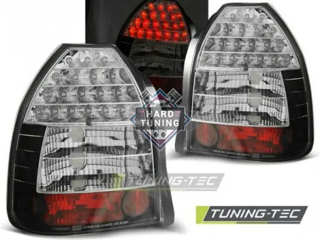 Задние фонари Honda Civic (1995-2001) 3D LED черные