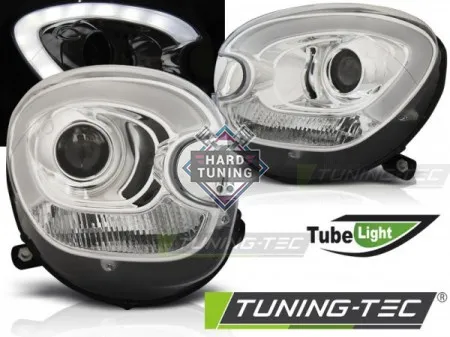 Передние фары BMW MINI (COOPER) R60 R61 COUNTRYMAN (2010-2014) HEADLIGHTS TUBE LIGHT fits хром