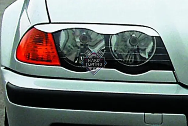 Накладки на фары с вырезами BMW E46 седан дорестайлинг
