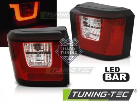 Задние фонари Volkswagen T4 (1990-2003) LED BAR красно-белые