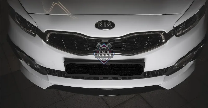 Накладка на передний бампер KIA PRO CEED JD 2012-2015 Дорестайлинг