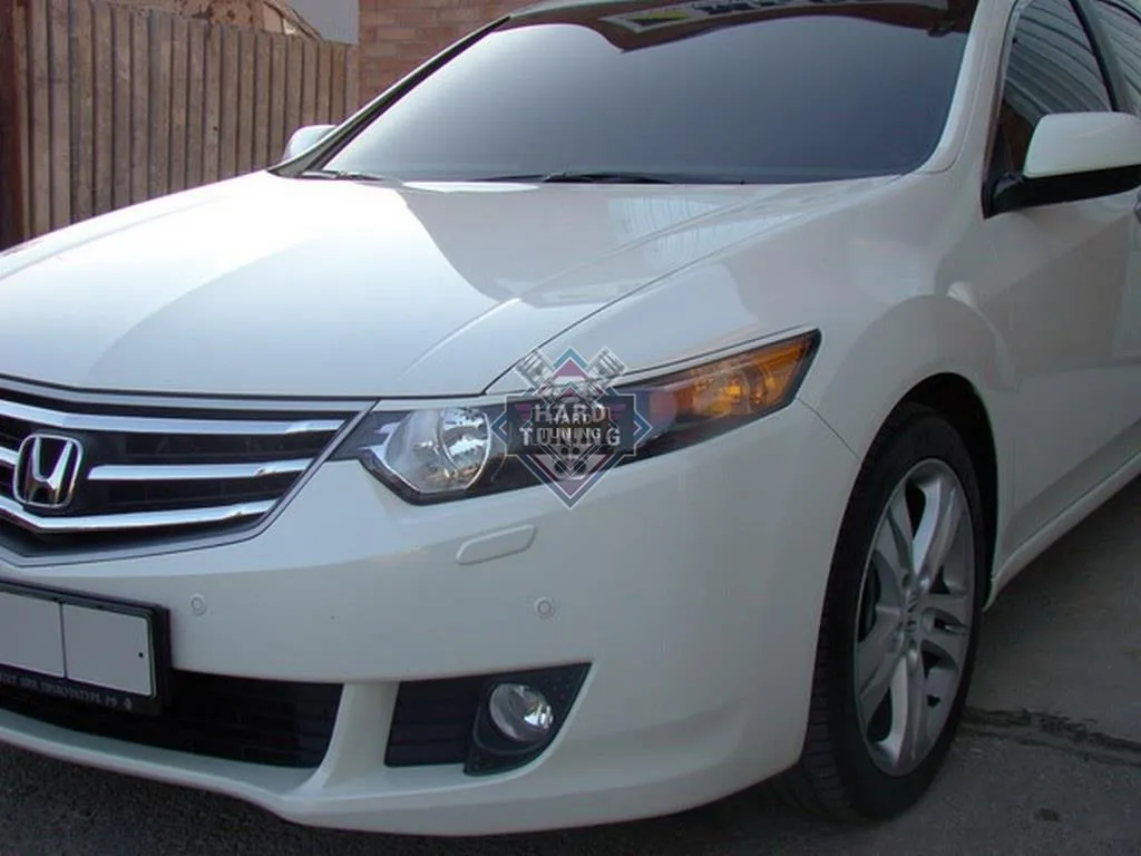 Накладки на фары узкие Honda Accord 8 (2008-2013)