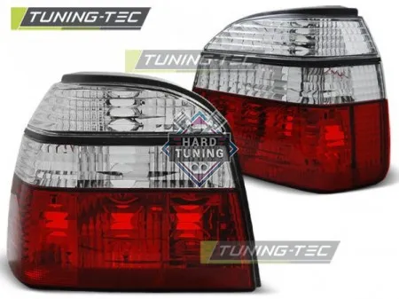 Задние фонари Volkswagen Golf 3 (1991-1997) TAIL LIGHTS RED WHITE красно-белые