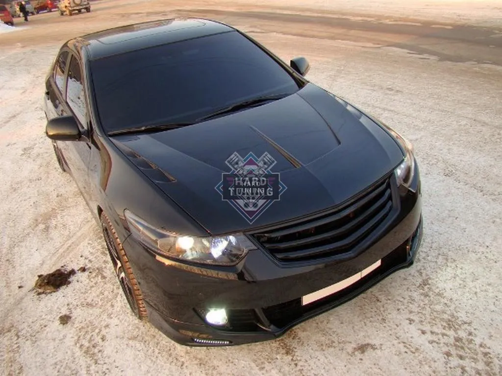 Капот AGRESSIVE AIR с открытыми воздуховодами Honda Accord 8 (2008-2013)