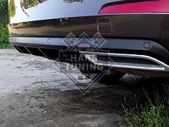 Имитация насадок глушителя Skoda Octavia III A7 (2013 - н.в.) под покраску