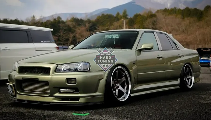 Накладки на пороги Nismo style Nissan Skyline R34 Седан