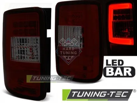 Задние фары VW CADDY 3 (2004-2015) LED BAR TAIL LIGHTS fits красно-тонированные