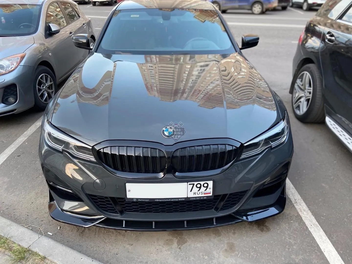 Сплиттер переднего бампера для BMW 3 ER G20