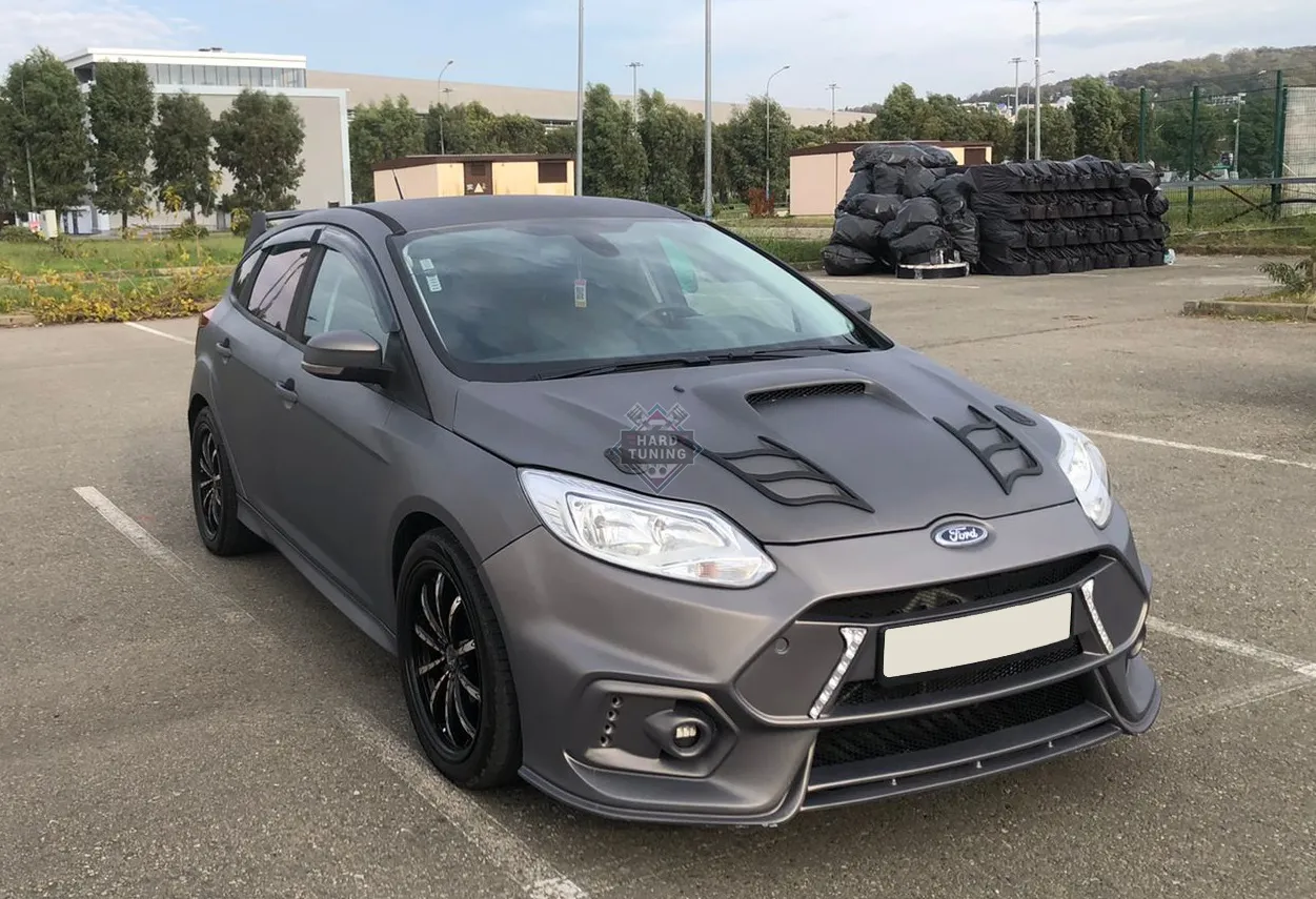 Накладки на пороги Ford Focus 3 дорестайлинг