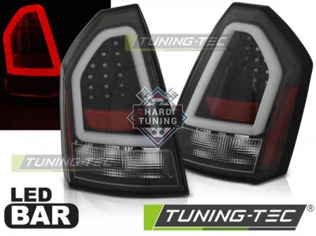 Задние фонари Chrysler 300C (2005-2008) LED BAR черные