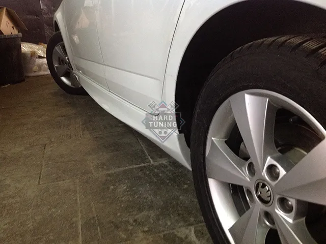 Накладки на пороги R-STYLE Skoda Octavia A7