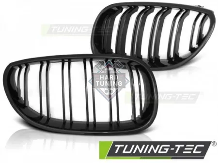 Решетки радиатора BMW E60/E61 (2003-2010) GRILLE GLOSSY DOUBLE BAR SPORT LOOK fits черные