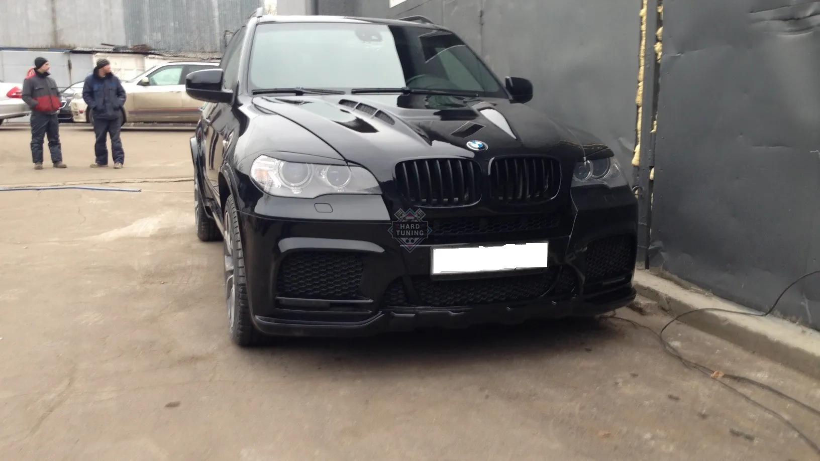 Передний бампер HAMANN BMW X6 E71 рестайлинг (под обычные крылья)