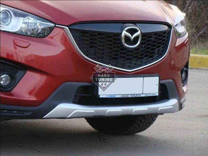 Накладка на передний бампер Mazda CX-5 2011-2016