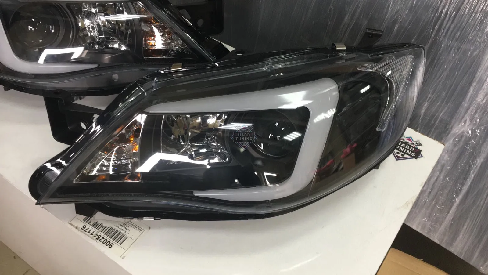 Передние фары Subaru Impreza 3 GH (2007-2012) черные