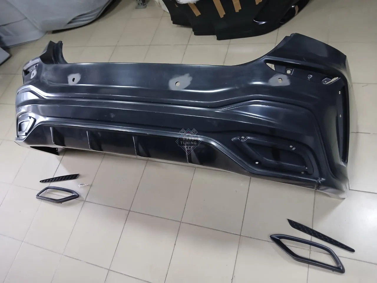 Задний бампер MERCEDES-STYLE Hyundai Solaris 2 (2017+)