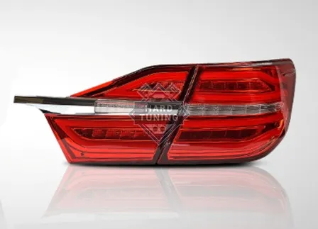 ЗАДНИЕ ФОНАРИ Toyota Camry V50 / V55 «BENZ E STYLE» С БЕГАЮЩИМ ПОВОРОТНИКОМ Красный / Прозрачный