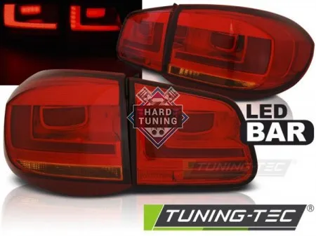 Задние фары VW TIGUAN (2007-2011) LED BAR TAIL LIGHTS fits красные