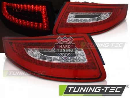 Задние фонари Porsche 911 997 04-09 LED красно-белые