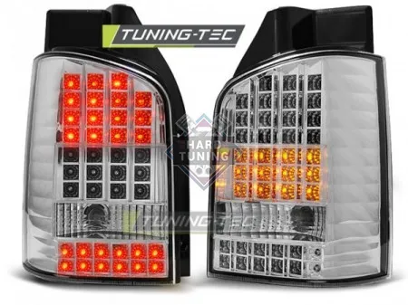 Задние фары VW T5 (2003-2009) LED TAIL LIGHTS fits хром