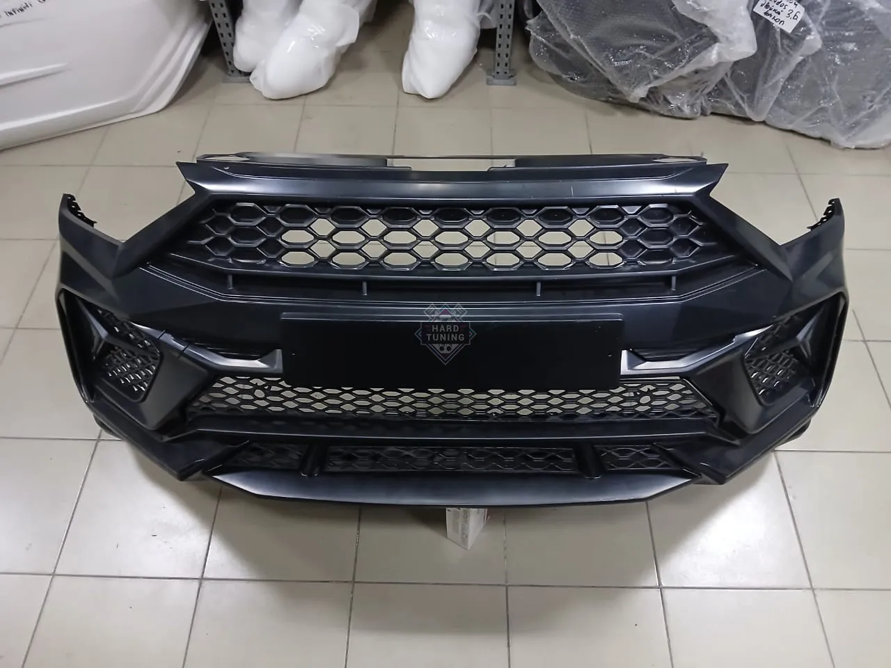 Передний бампер REBOOT Volkswagen Polo MK6 (под парктроники / без парктроников)