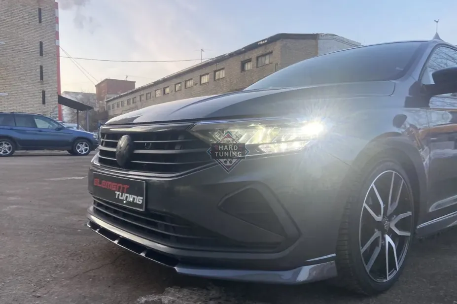 Сплиттер на бампер Volkswagen Polo MK6