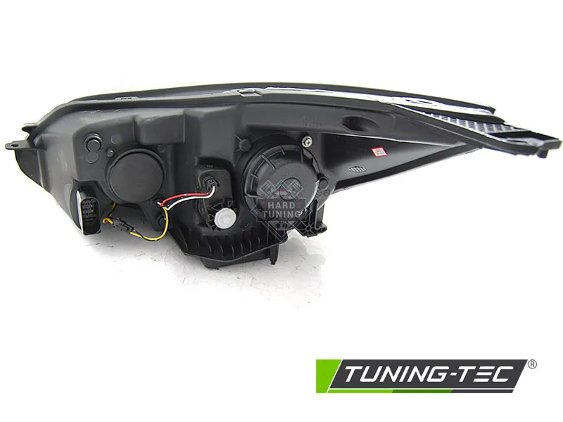 Передние фары Ford Focus 3 (2011- 2014) LED черные