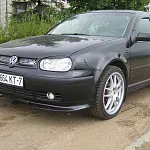 Накладка на передний бампер Rieger Volkswagen Golf 4