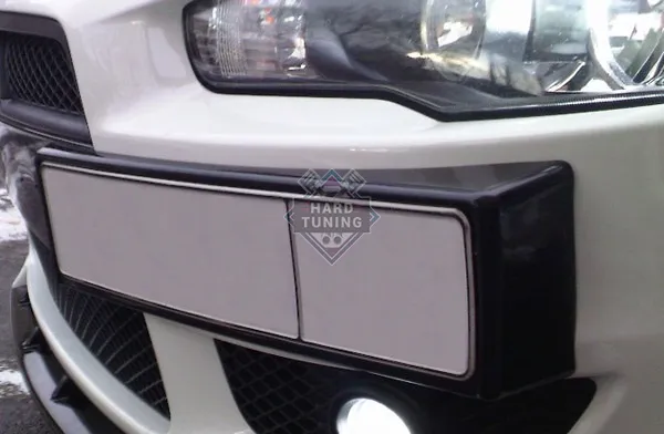 Подиум для гос. номера EVO V1 Mitsubishi Lancer 10 (2007-2011)