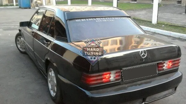 Козырек на заднее стекло Mercedes 190 W201 АБС пластик