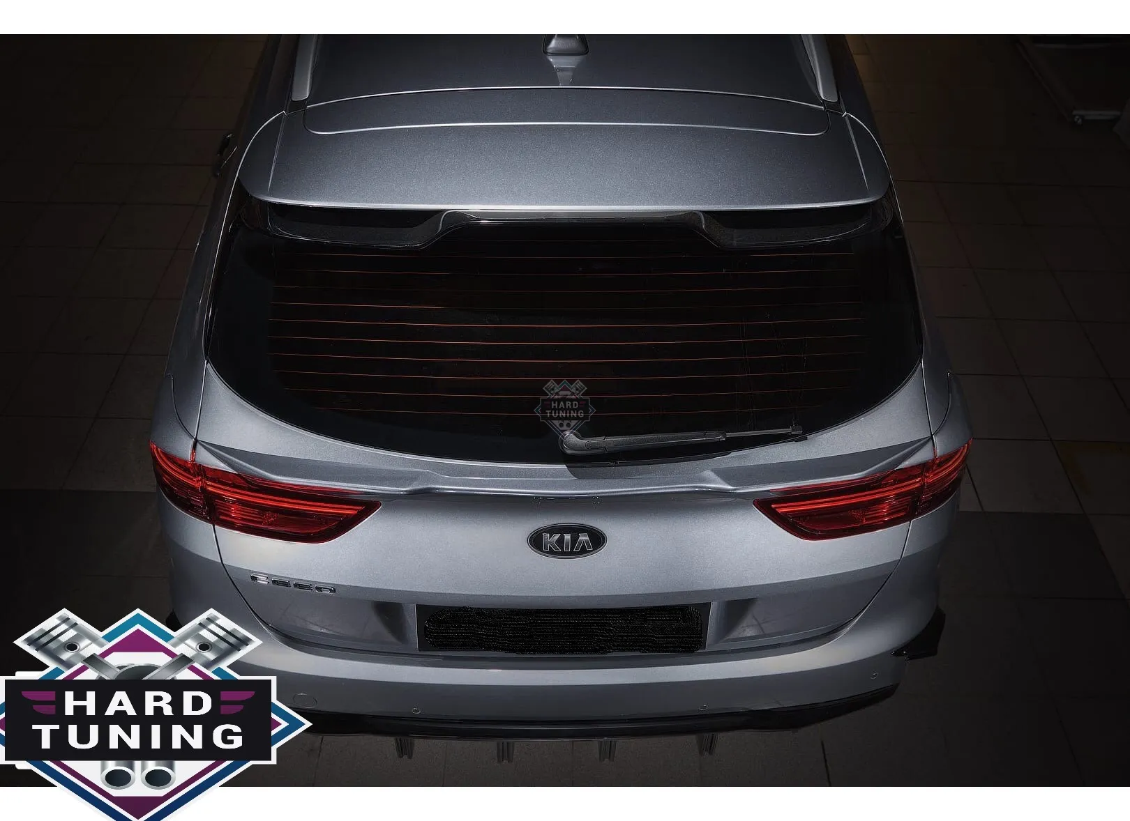 Спойлер под стекло BS Kia Ceed 3 SW 2019-2022 АБС пластик