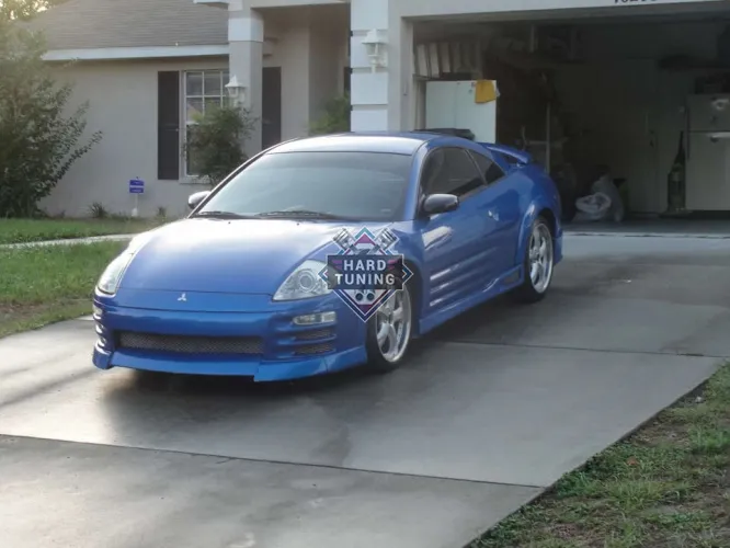 Накладка переднего бампера Shine Mitsubishi eclipse g3 дорест